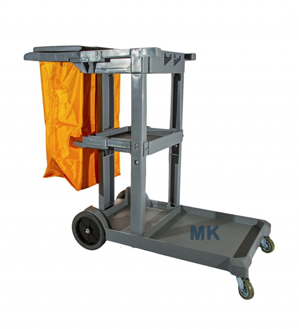 MK Janitor Cart w Zippered Nylon Bag